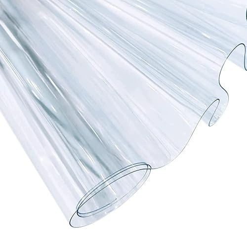 VINYL FABRIC PCW TRANSPARENT NEON WATERPROOF DIY 30X135 CM Brand no brand