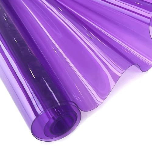 VINYL FILM TRANSPARENT HOLOGRAPHIC PVC DIY CRAFTS COSPLAY 30X13 Length 135 cm