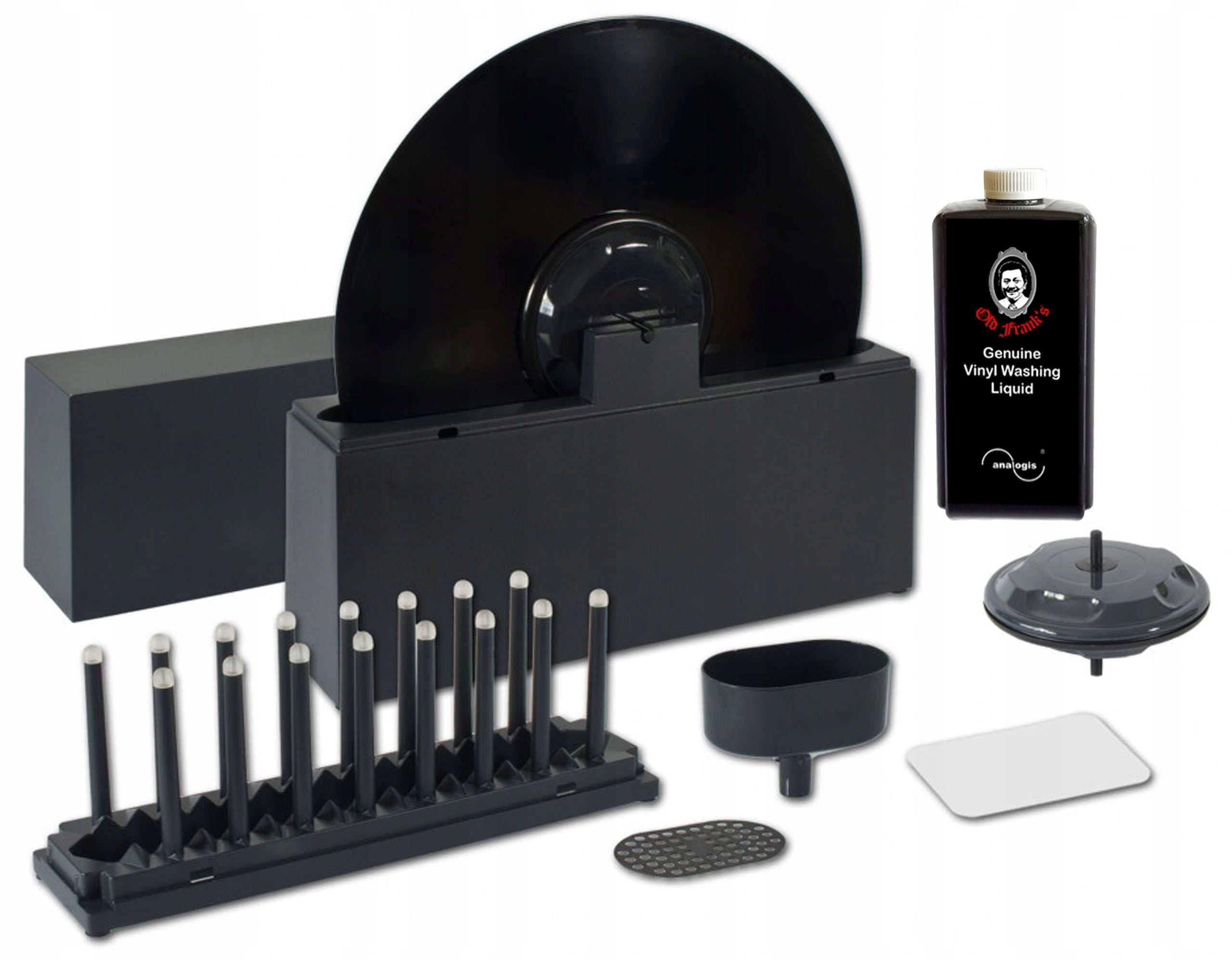 VINYL RECORD WASHER ANALOGIS WASH'N'PLAY 2 WHOLE SET + LIQUID 1L