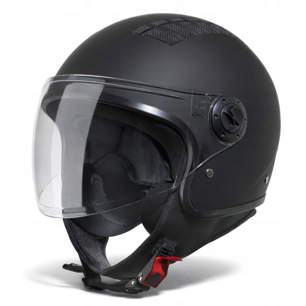 VINZ Jet Helmet with Viewfinder ECE 22.06 Matte Black XL 60-61cm