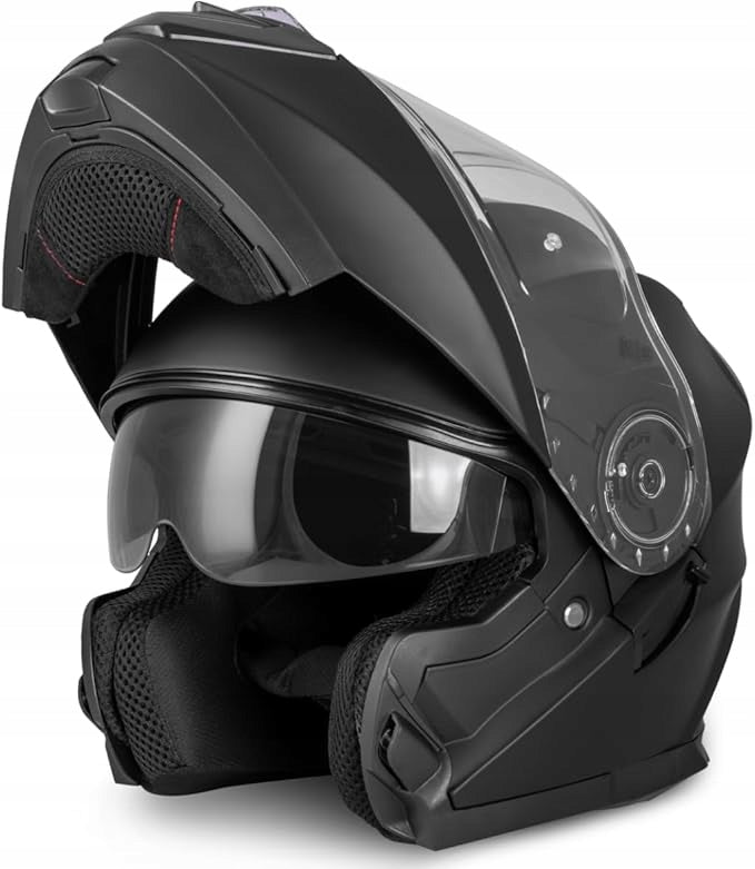 VINZ Santos Motorcycle Helmet with visor and sun visor size L