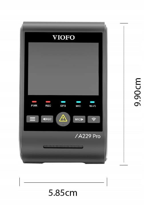 VIOFO A229 PRO 1CH - DVR - 4K - HDR - GPS - WI-FI - BT EAN (GTIN) 6972147073282
