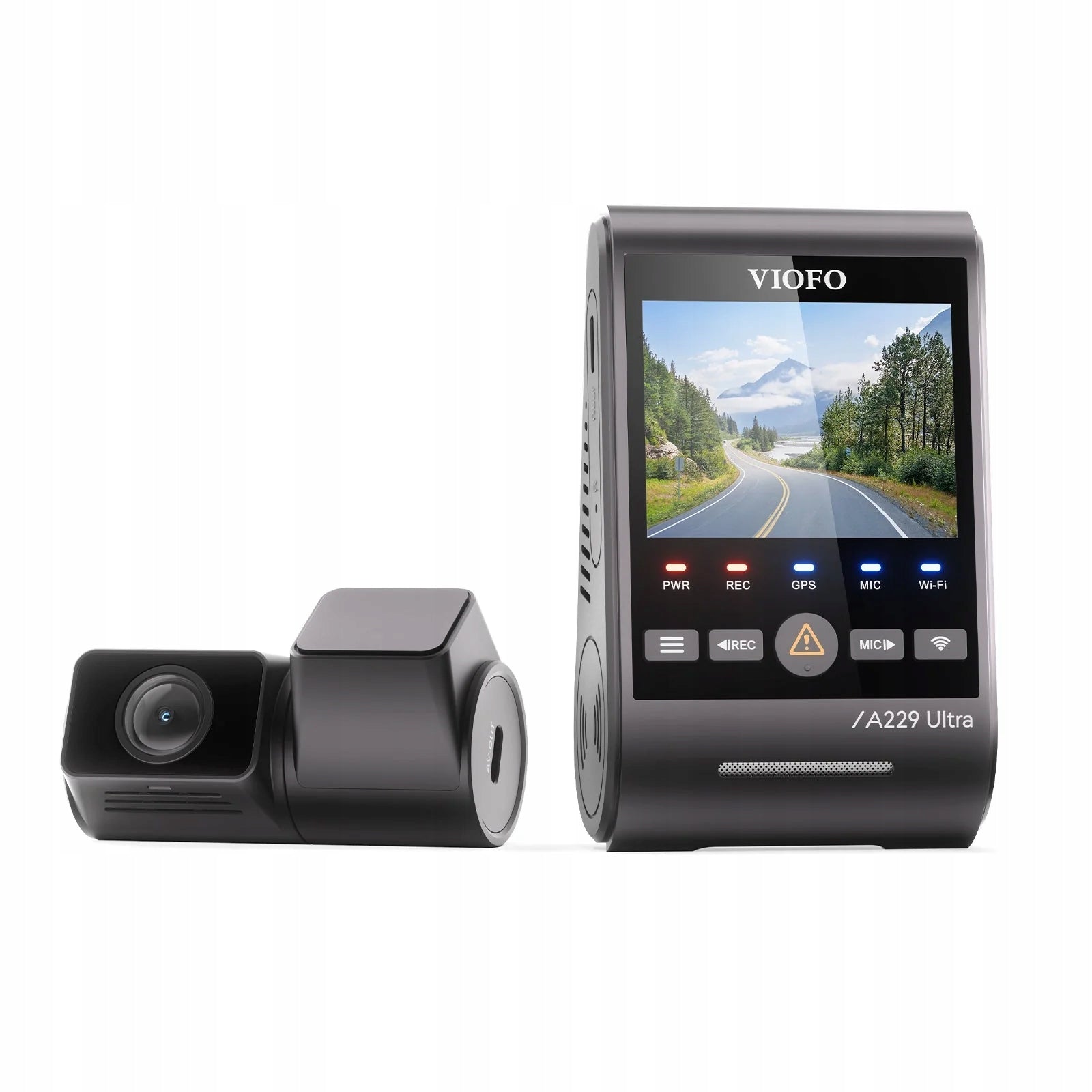 VIOFO A229 Ultra 2CH 4K+4K HDR GPS WiFi Dash Cam with Sony STARVIS 2, Bluetooth, and CPL Filter Brand Viofo