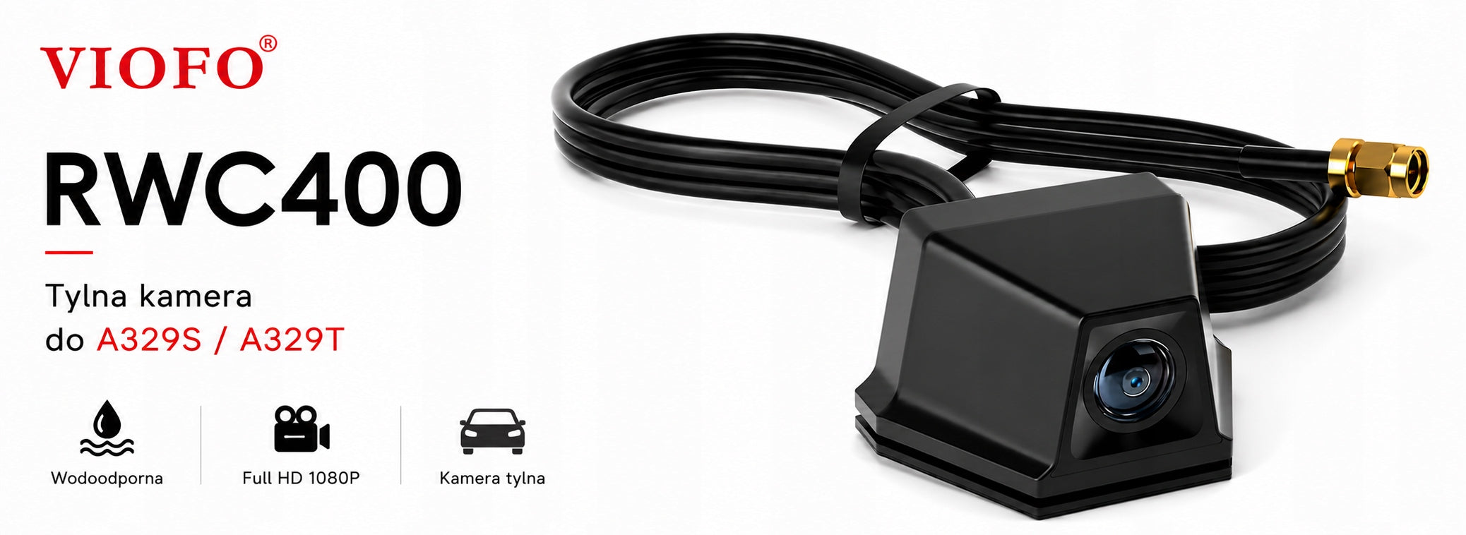VIOFO RWC400 Rear View Camera 2K HDR IP67 to A329S/A329T Packaging status original