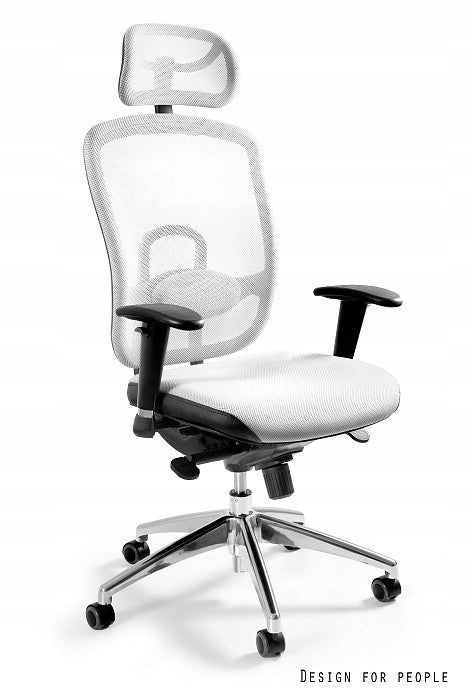 VIP office chair white mesh Unique / MEETS NEW STANDARDS