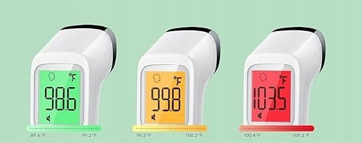 VIPROUD TOUCHLESS DIGITAL FOREHEAD THERMOMETER FOR ADULTS AND CHILDREN Manufacturer code B0C3B2VZLJ