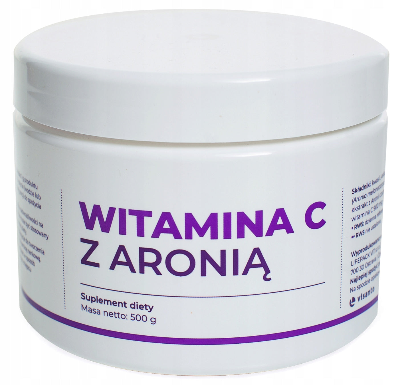 VISANTO VITAMIN C with CHOKEBERRY 500g IMMUNITY