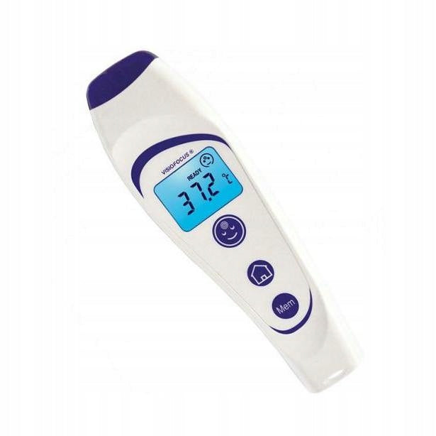 VISIOFOCUS 06400 NON-CONTACT THERMOMETER WITH PROJECTOR + CASE Medical device yes
