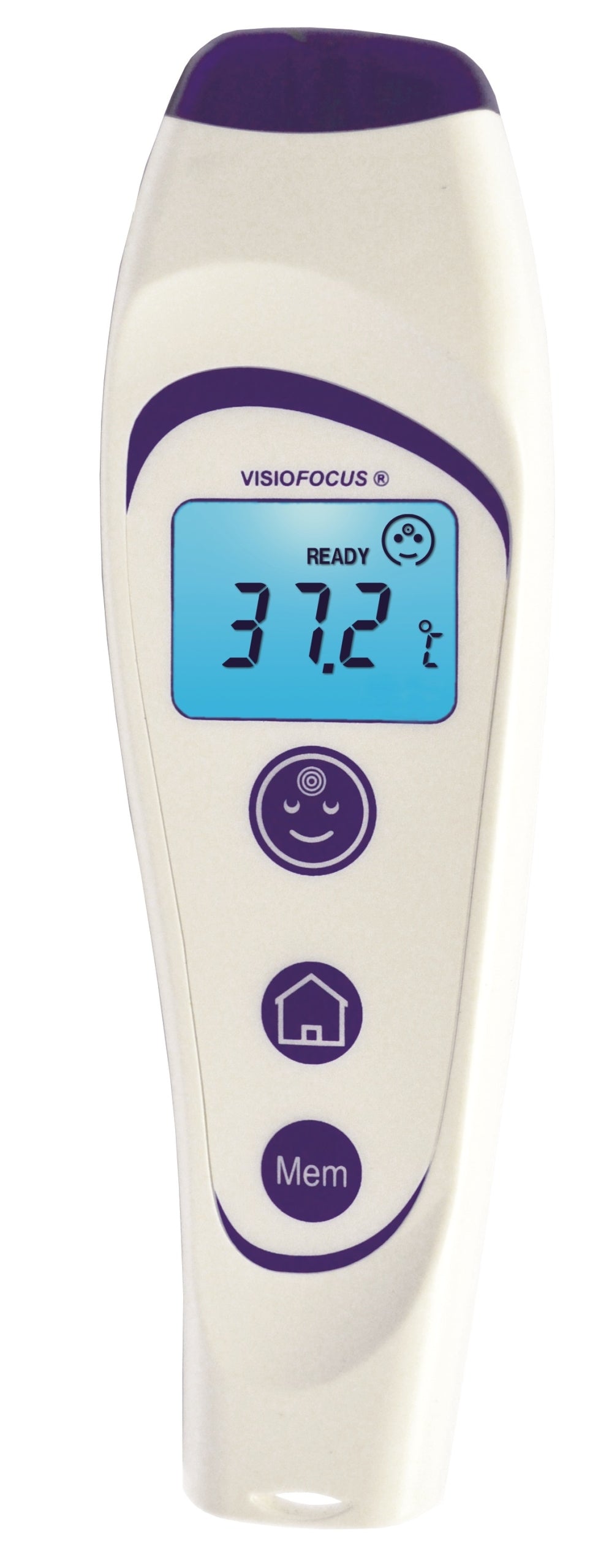 VISIOFOCUS 06400 NON-CONTACT THERMOMETER WITH PROJECTOR + CASE Packaging status original
