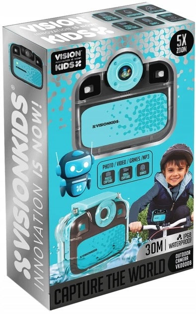 VISION KIDS Kids Digital Camera Waterproof Full HD 1080P USB Camera Brand Kids Euroswan