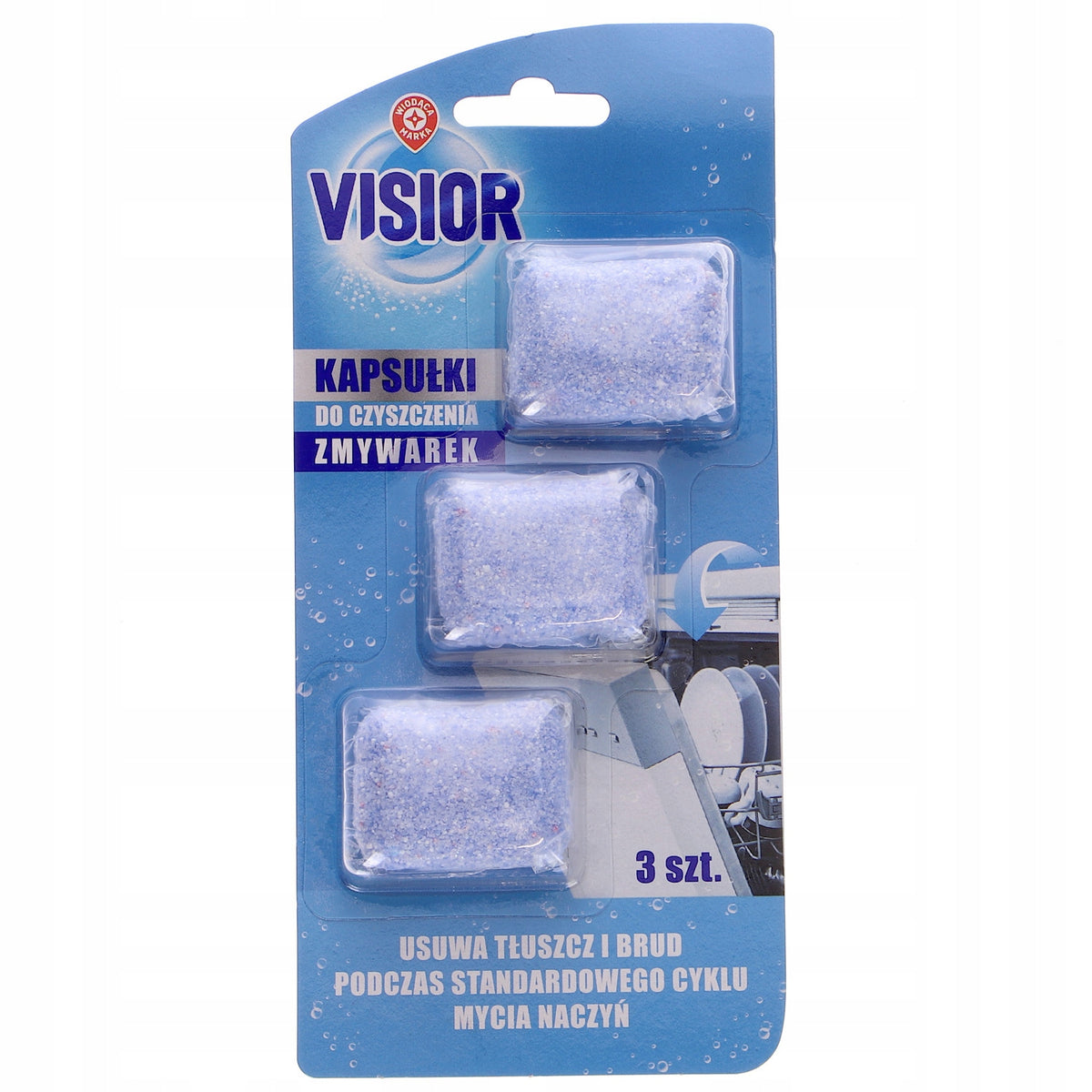 VISIOR - Dishwasher Cleaning Capsules - 3pcs