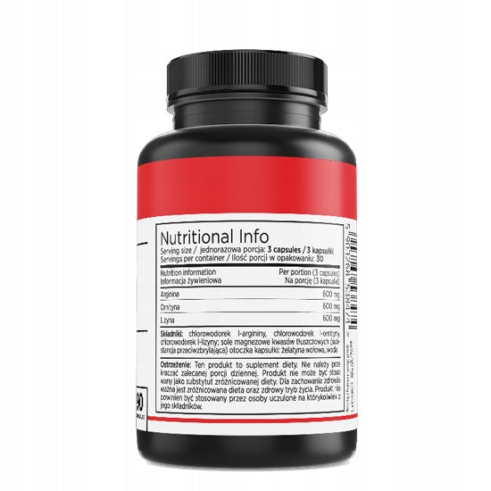 VITAFIT AOL 90 KAPS GH GROWTH HORMONE BOOSTER ARGININE ORNITHINE LYSINE Packaging status original