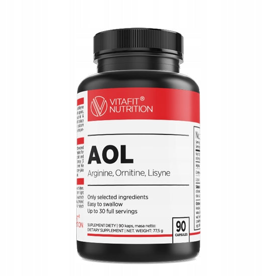 VITAFIT AOL 90 KAPS GH GROWTH HORMONE BOOSTER ARGININE ORNITHINE LYSINE