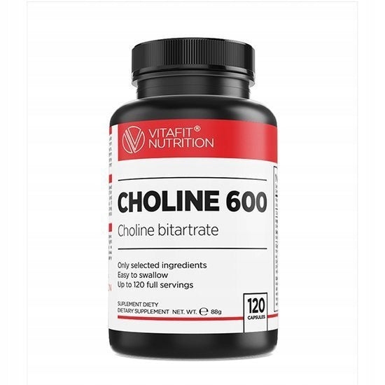 VITAFIT CHOLINE 600mg 120 caps CHOLINE BITARTRATE