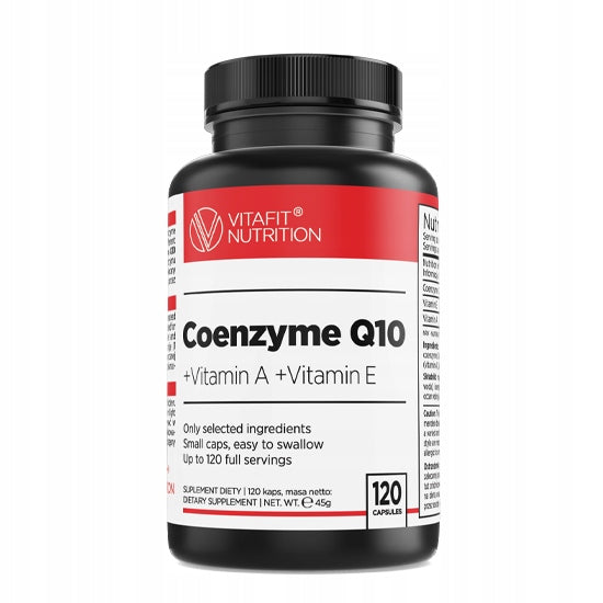 VITAFIT COENZYME Q10 120 KAP +VITAMINS A+E STRONG ANTIOXIDANT FOR THE HEART SKIN