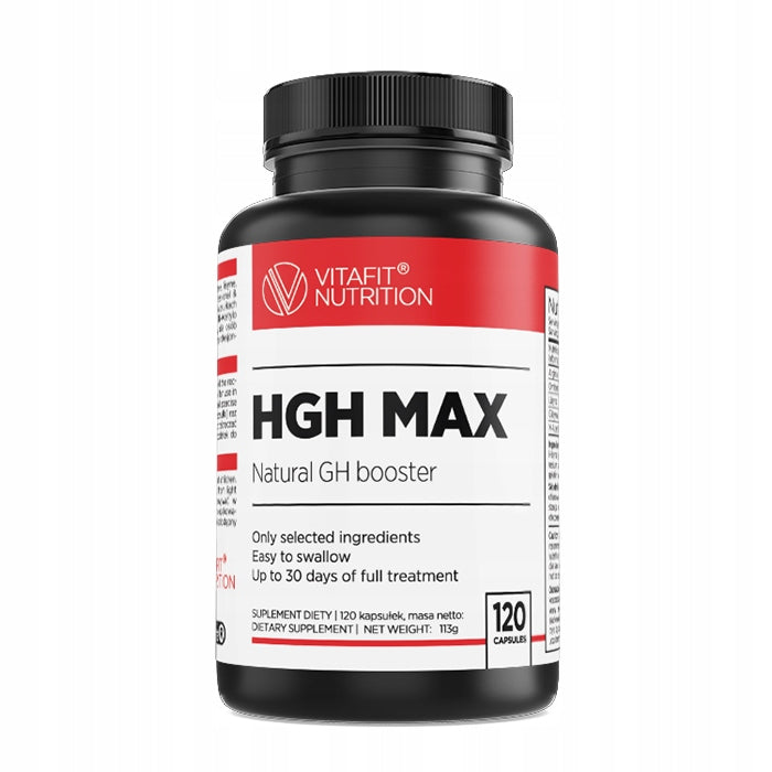VITAFIT HGH MAX 120 KAPS STACK FOR NATURAL GROWTH HORMONE GH BOOSTER