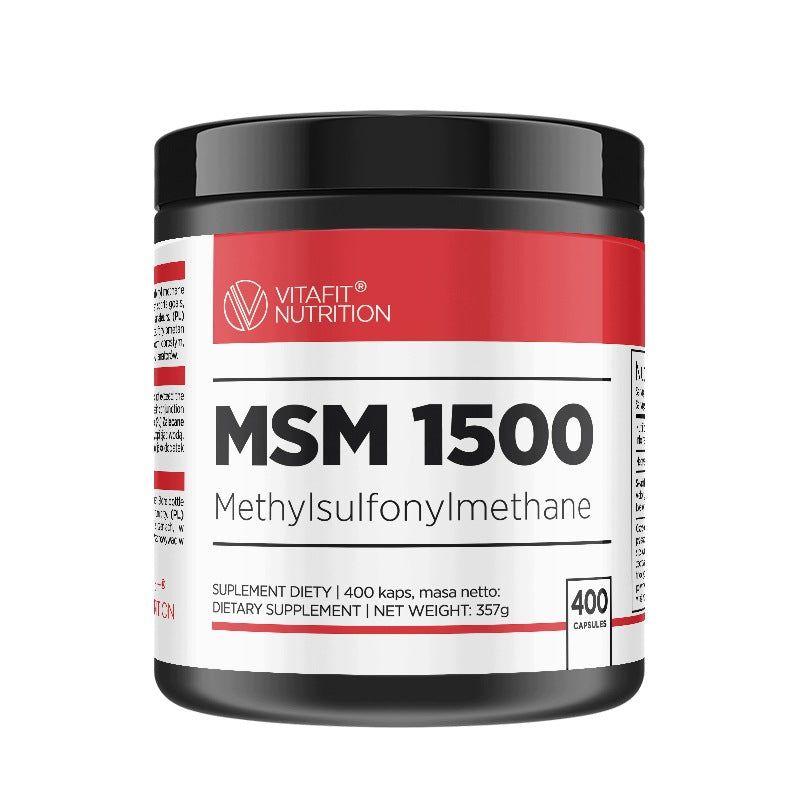 VITAFIT MSM 1500 400 KAPS ORGANIC SULFUR JOINTS HAIR SKIN FOR 200 DAYS