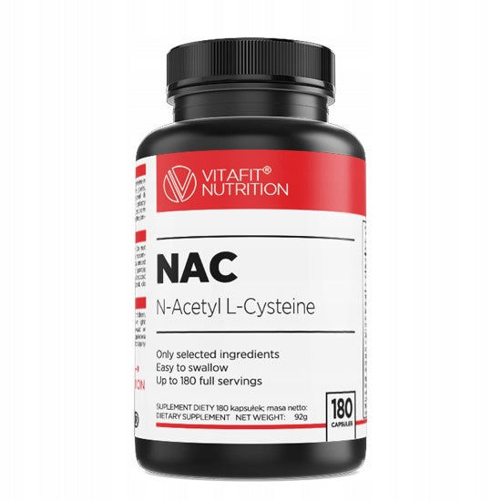 VITAFIT NAC 180 KAPS 370mg N-ACETYO L-CYSTEINE SULFURIC AMINO ACID