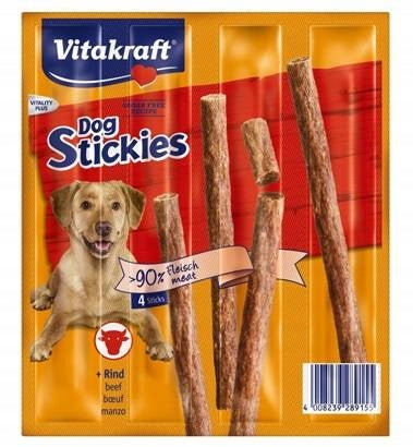 VITAKRAFT DOG STICKIES BEEF 4x11g