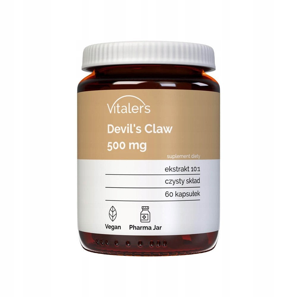 VITALER'S Devil's Claw 500 mg devil's claw extract 60 capsules