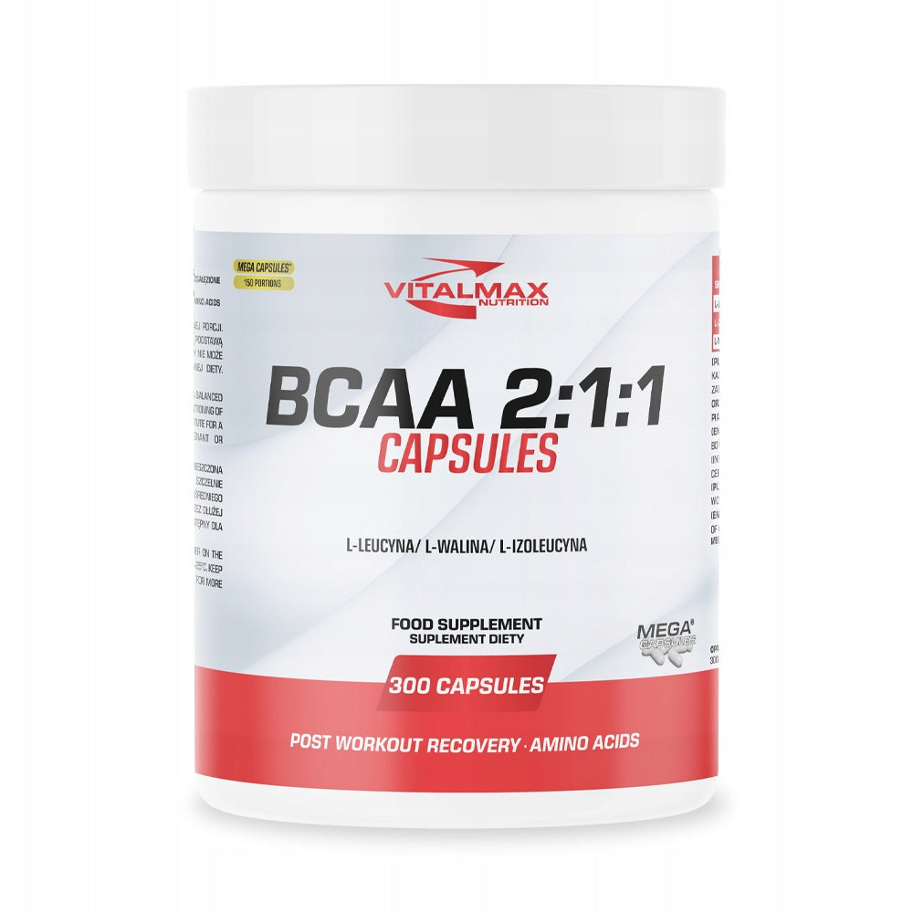 VITALMAX BCAA 2:1:1 300K AMINO ACIDS REGENERATION LEUCINE VALINE ISOLEUCINE