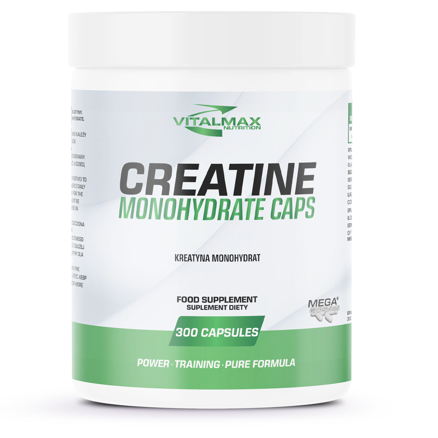 VITALMAX CREATINE MONOHYDRATE CAPS 300K CREATINE MONOHYDRATE CAPSULES