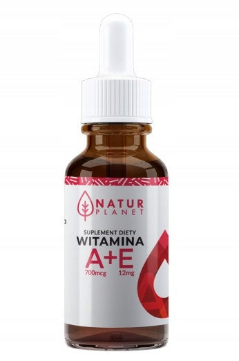 VITAMIN A+E Drops 30ml Natur Planet Antioxidant Skin Expiration date not specified
