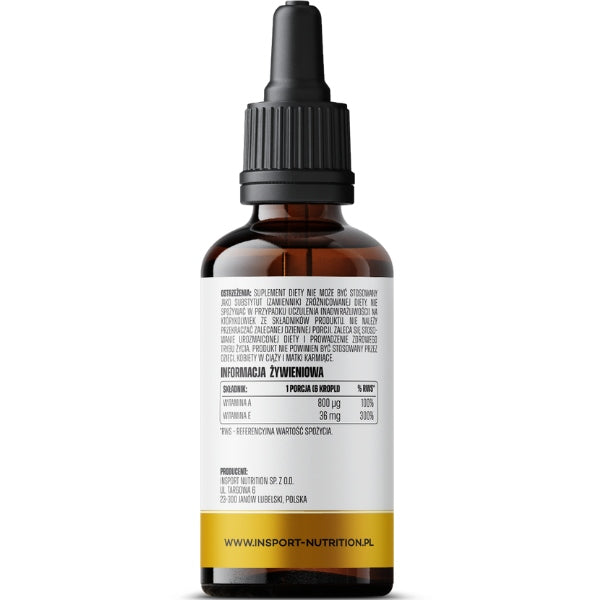 VITAMIN A+E FORTE DROPS 30ml EYES SKIN VISION IMMUNITY | INSPORT Brand Insport Nutrition