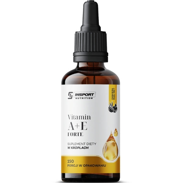 VITAMIN A+E FORTE DROPS 30ml EYES SKIN VISION IMMUNITY | INSPORT Manufacturer code KOMPLEKS WITAMIN MULTIWITAMINA MULTIVITAMIN