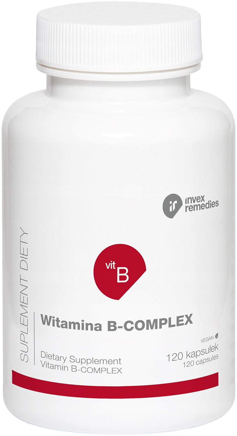 VITAMIN B-COMPLEX OF B VITAMINS Invex Remedies 120 kaps.