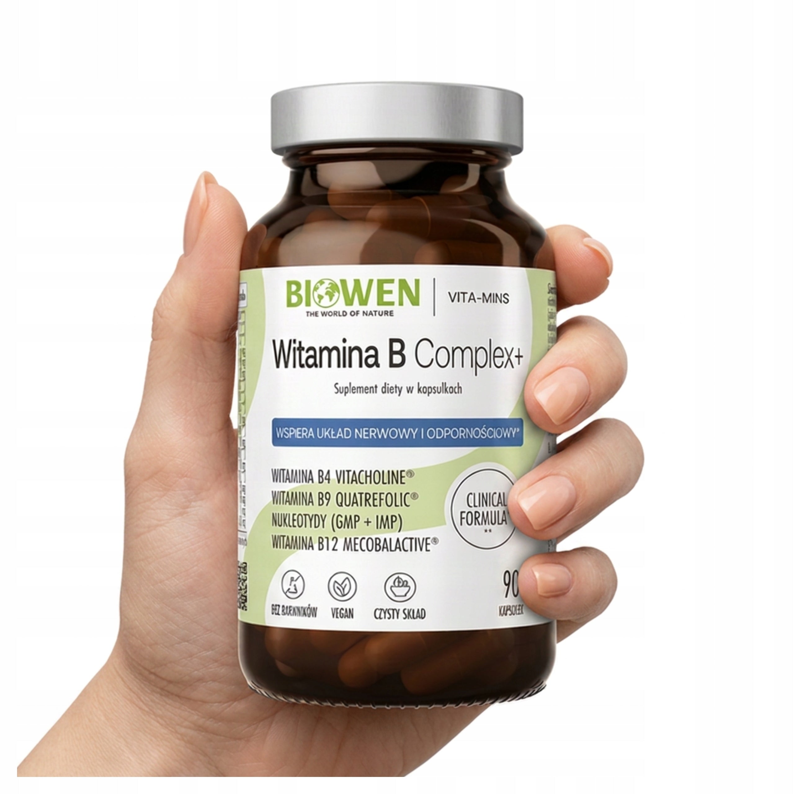 VITAMIN B Complex BIOWEN Biotin Vitamin Complex B1 B2 B3 B5 90 Capsules