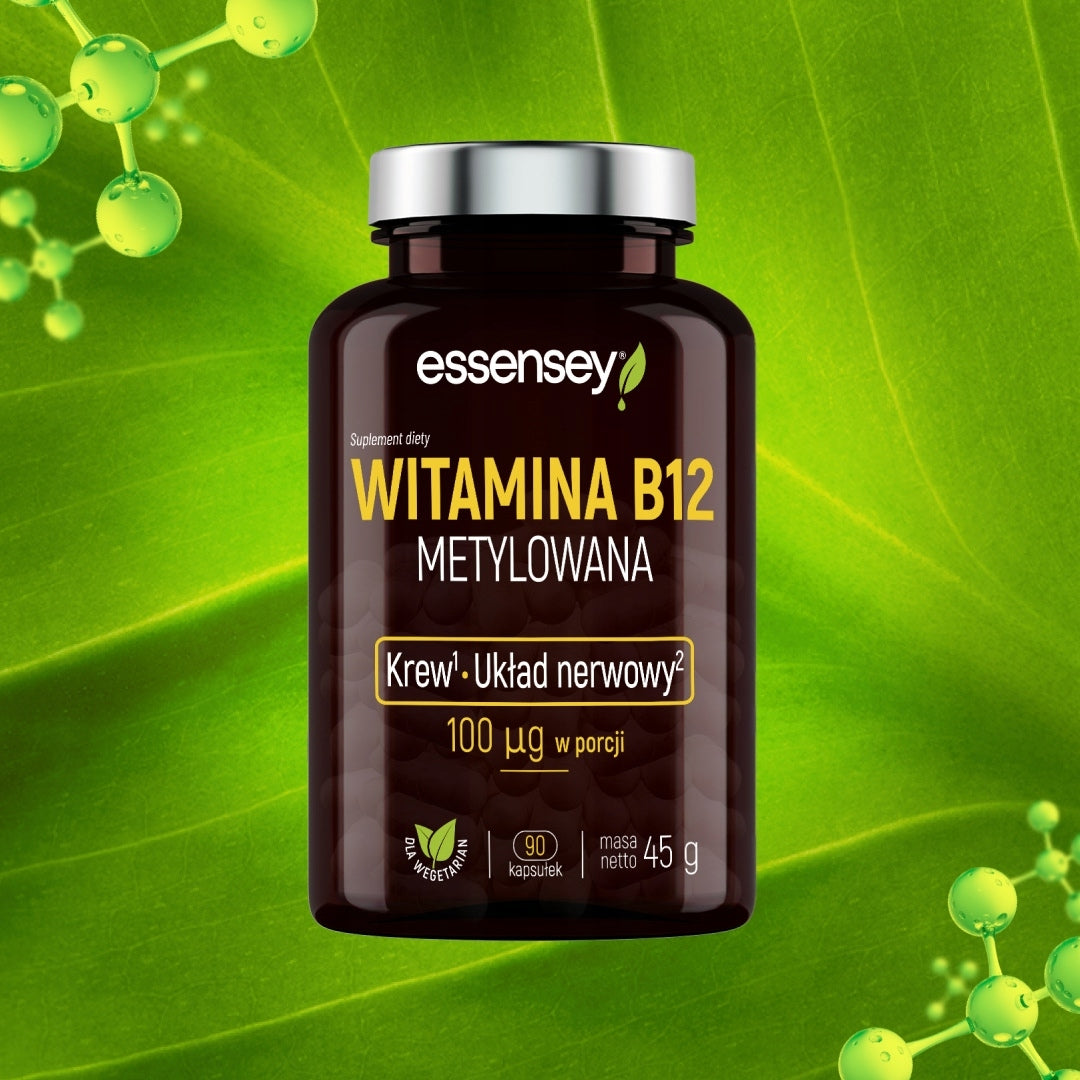 VITAMIN B12 Methylated Nervous System Blood Fatigue Mind Methylcobalamin Brand Essensey