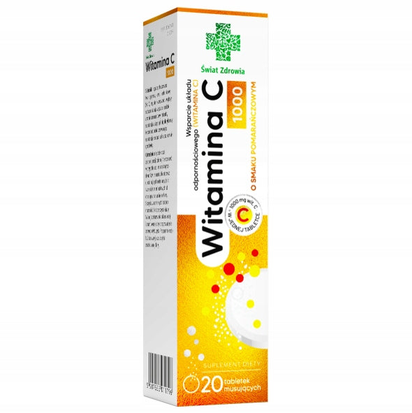 VITAMIN C 1000 ORANGE FLAVOUR 20 TABOOS X