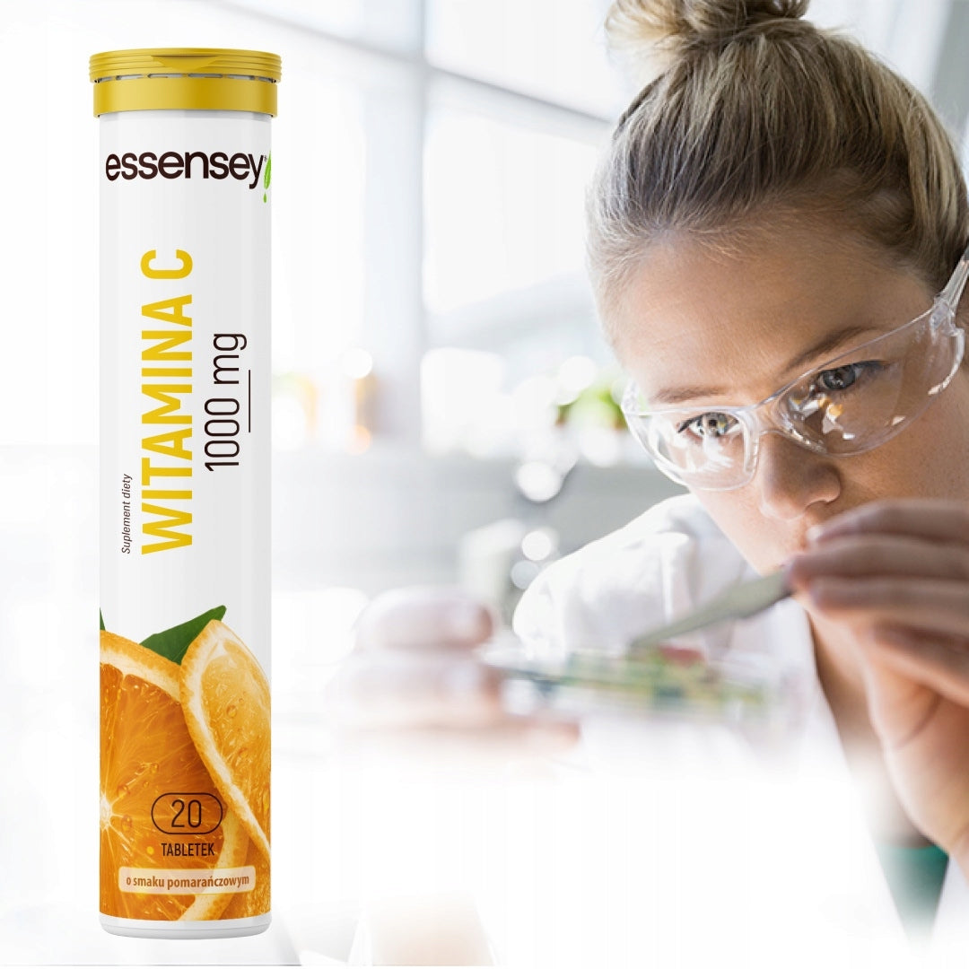 VITAMIN C 1000 mg 20 pcs Effervescent Drinking Tablets L-Ascorbic Acid Expiration date at least 1 year from the date of purchase