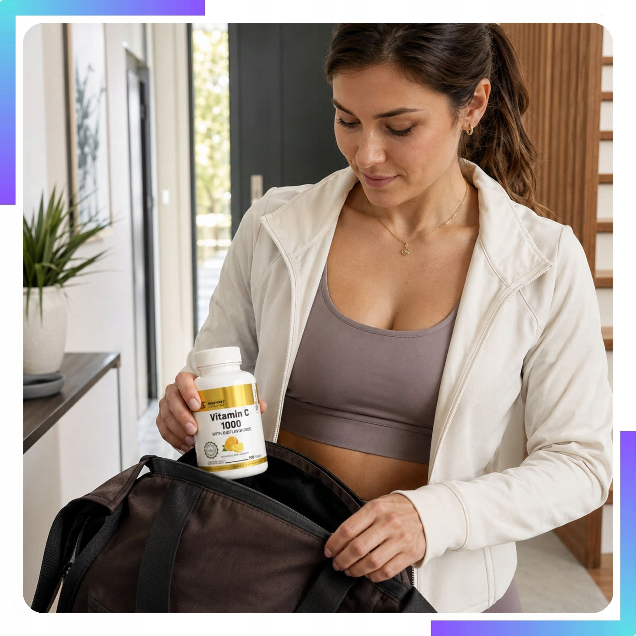 VITAMIN C 1000 mg L-Ascorbic Acid 100 kap RESISTANCE Vitality | INSPORT For for women for men for seniors for athletes universal