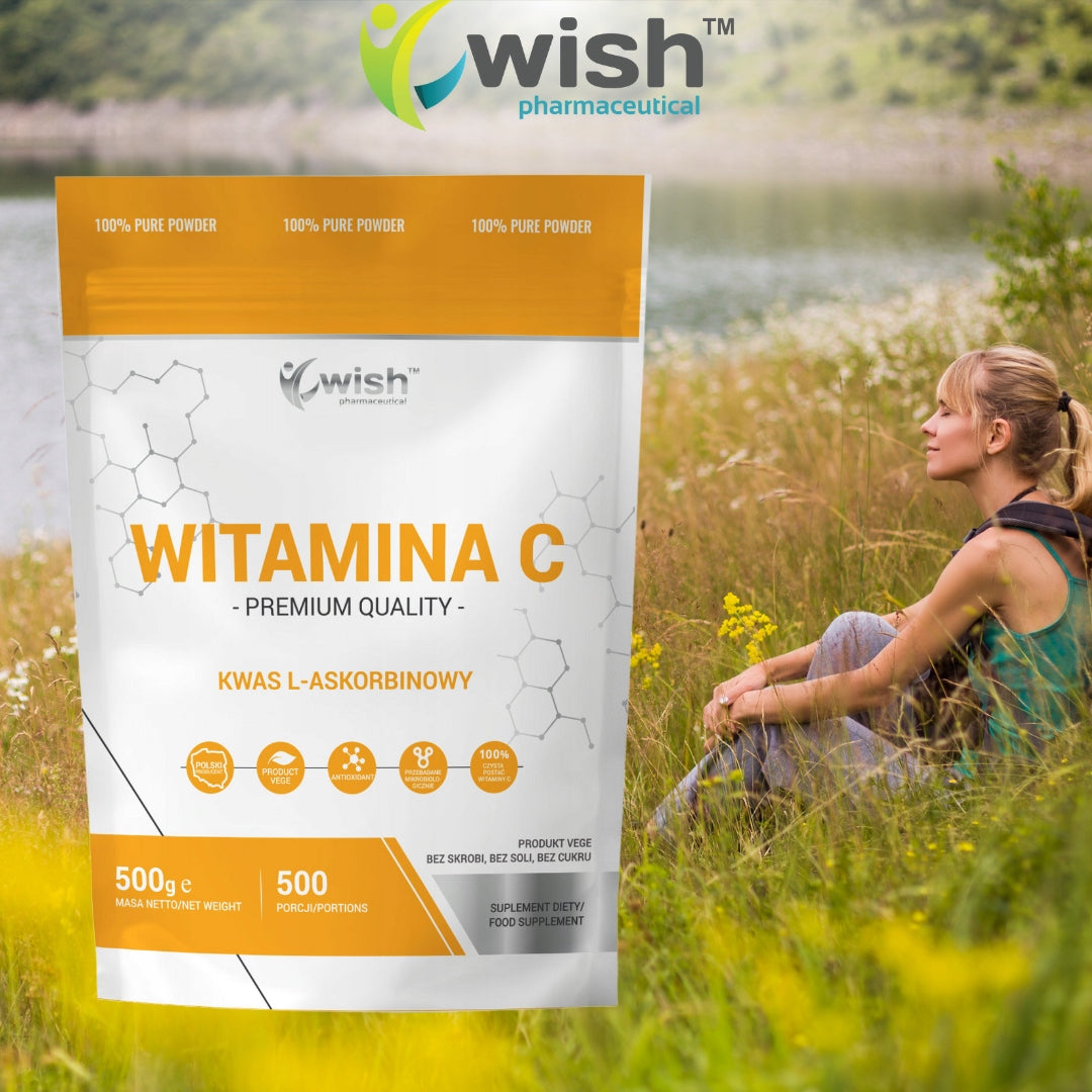 VITAMIN C L-ASCORBIC ACID POWDER 0,5kg Vege Manufacturer code 5903351711722