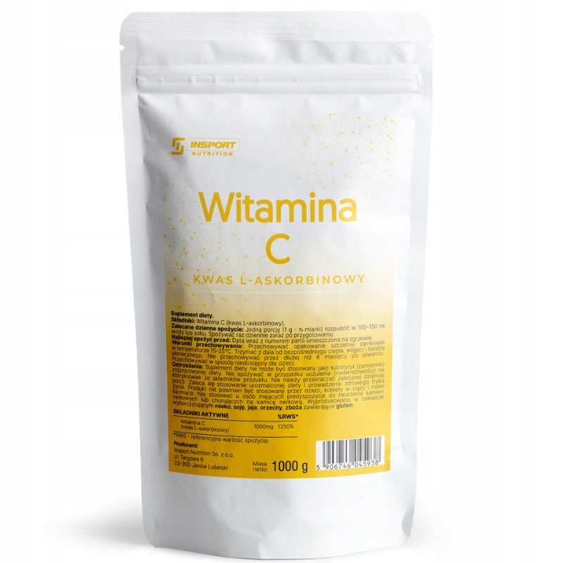 VITAMIN C powder 1000mg 1kg L-ASCORBIC ACID Resistance | INSPORT Medical device no