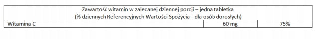 VITAMIN C tablets with lemon flavour ACTIVEMUSS Polski Lek 24 tab. Brand Polski Lek