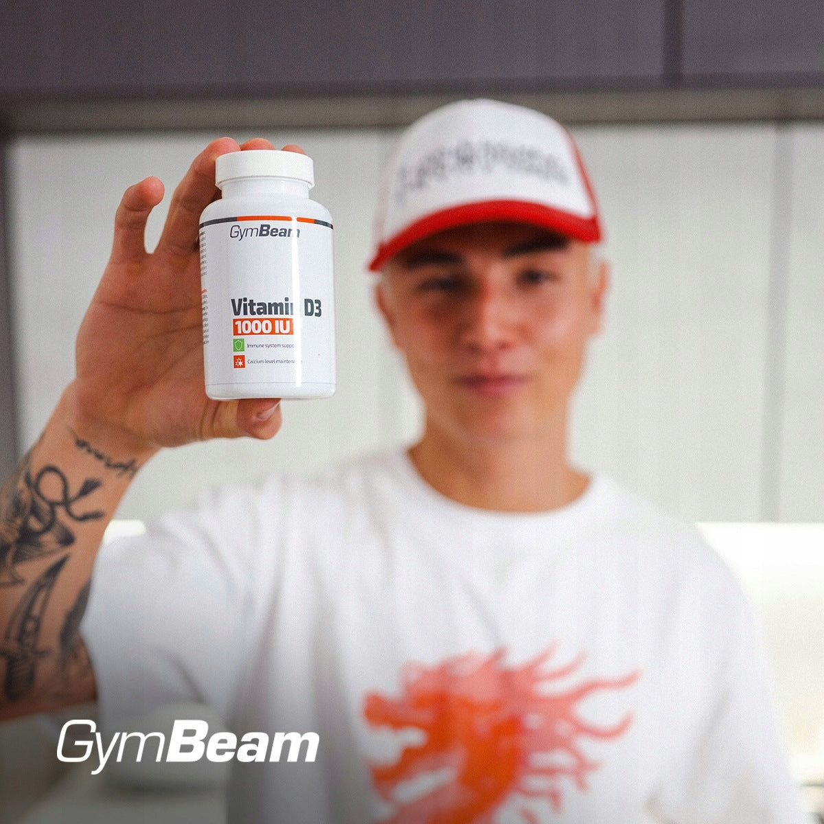 VITAMIN D3 1000 IU IMMUNITY HEALTHY BONES TEETH MUSCLES - GymBeam 60 kaps Medical device no