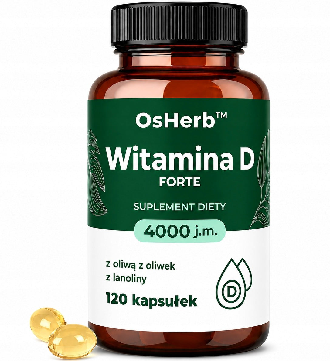 VITAMIN D3 4000 IU IMMUNITY HEALTHY TEETH BONE MUSCLES 120 CAPSULES
