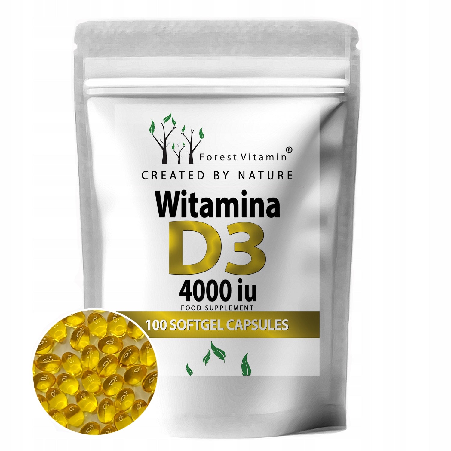VITAMIN D3 4000 IU SOFTGEL 100caps HIGH DOSE CHOLECALCIFEROL IMMUNITY