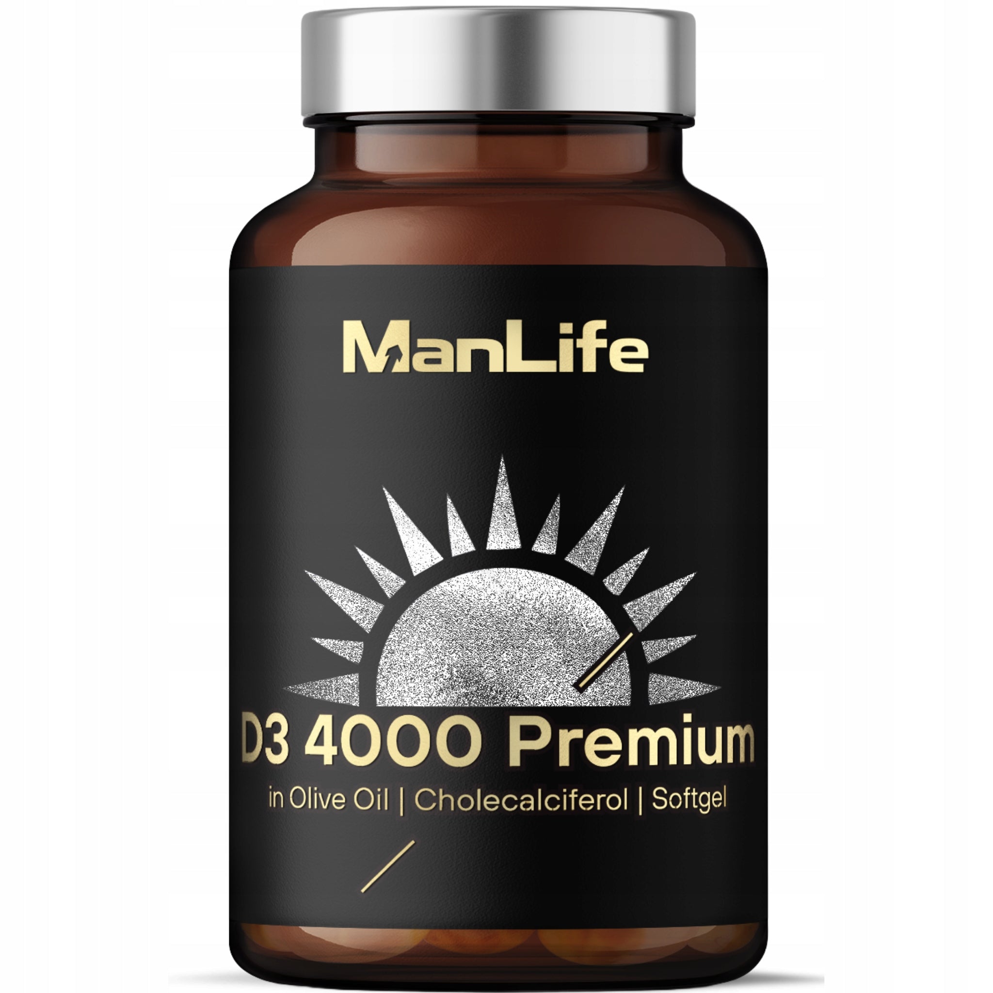 VITAMIN D3 4000 PREMIUM 120k LAnolin CHOLECALCIFEROL in Olive Oil Packaging status original