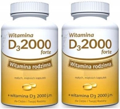 VITAMIN D3 IN OIL 2000 IU IMMUNITY 2x80 capsules