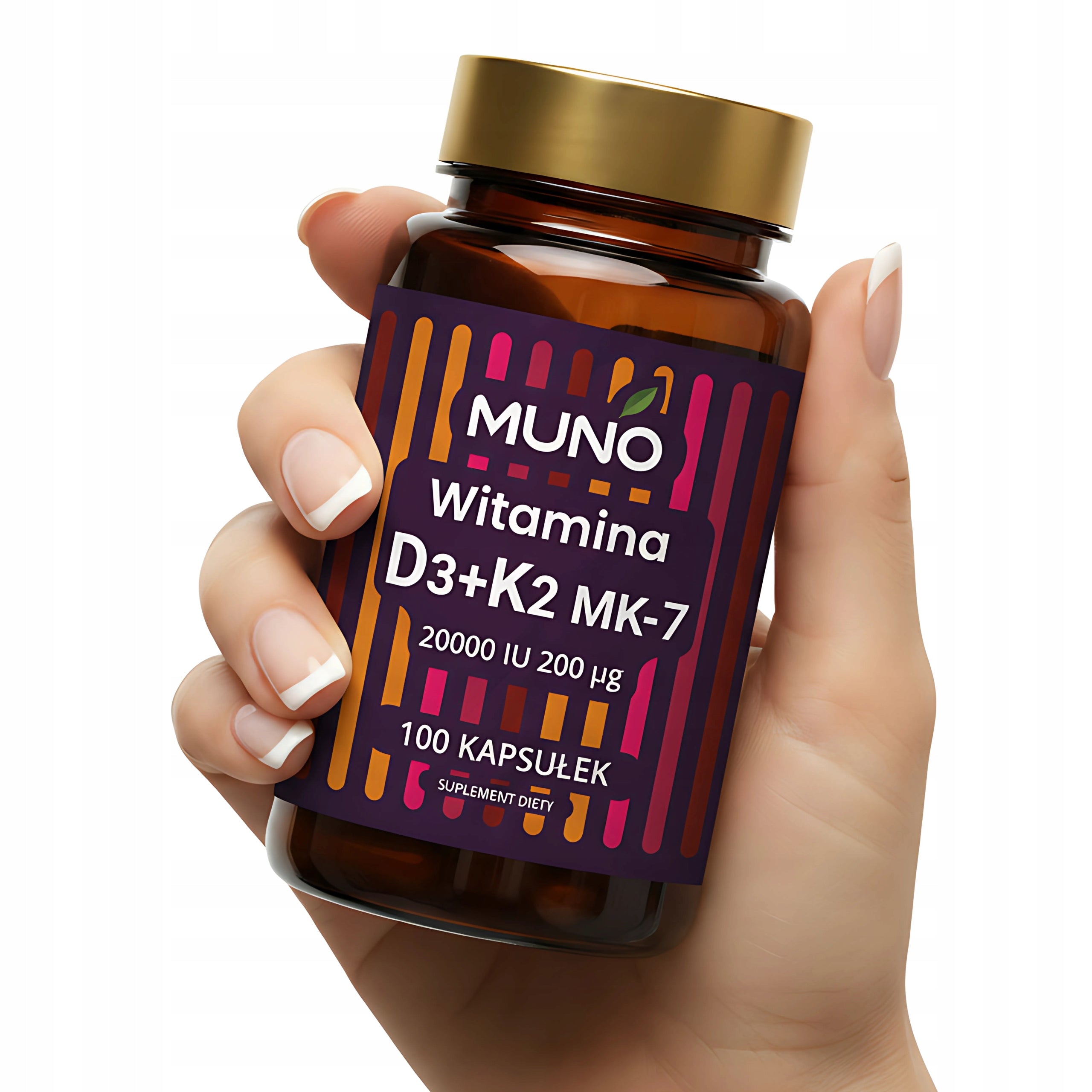 VITAMIN D3+K2 20 000+200 mcg 100 capsules SUPER STRONG IMMUNITY