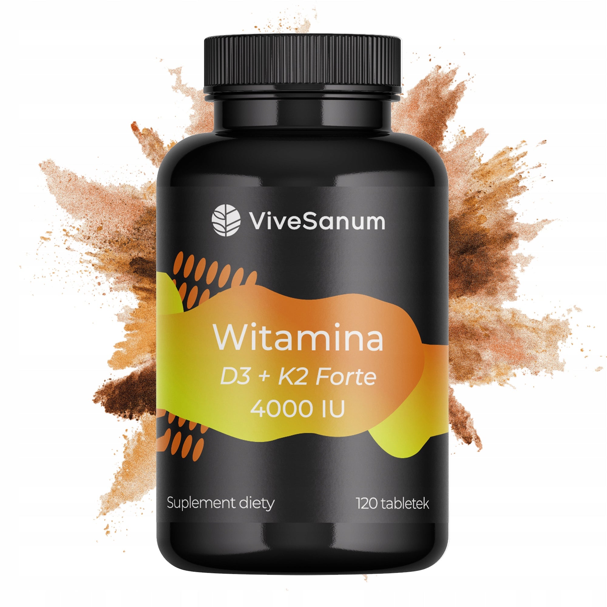 VITAMIN D3 + K2 Forte 4000 IU - Immunity, healthy bones, muscles, teeth
