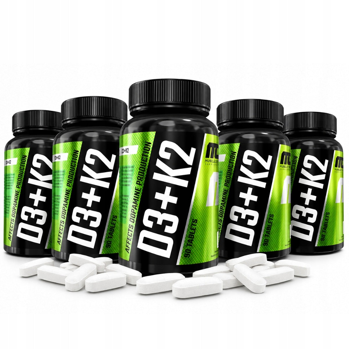 VITAMIN D3 + K2 IMMUNITY SET 5x Muscle Care D3+K2 90 tablets