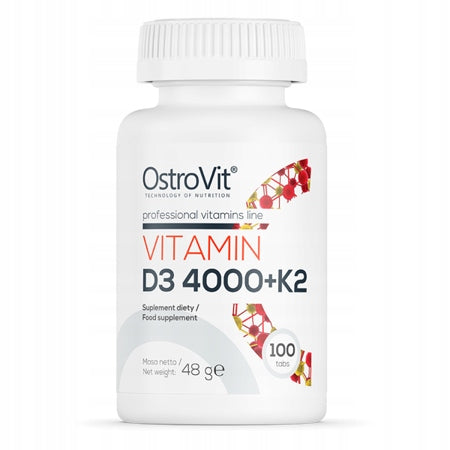 VITAMIN D3+K2 MK-7 SUPER STRONG 4000 + K2 100 pcs HEART BONE DENTIN JOINTS