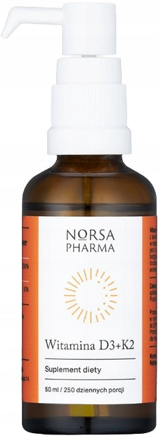 VITAMIN D3+K2 natural pure BONE RESISTANCE Norsa Pharma 50 ml EAN (GTIN) 5905669770200