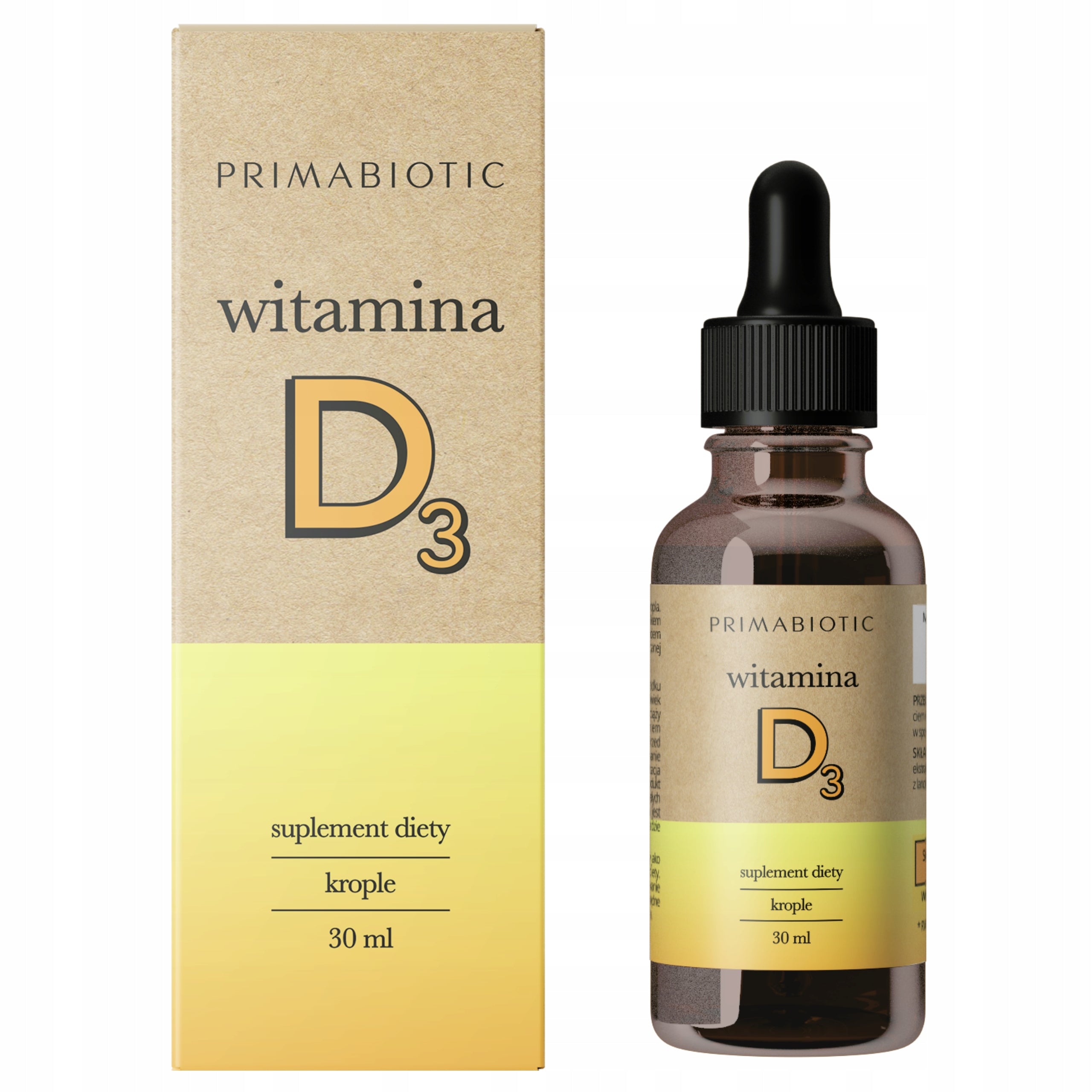 VITAMIN D3 PRIMABIOTIC drops 30 ml.