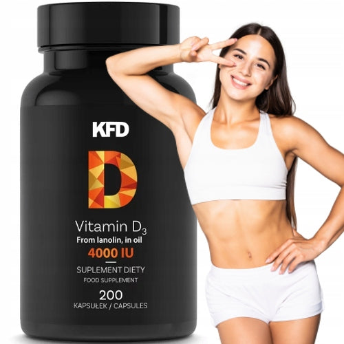 VITAMIN D3 immunity health vitality KFD Vitamin D3 4000IU 200 kaps.